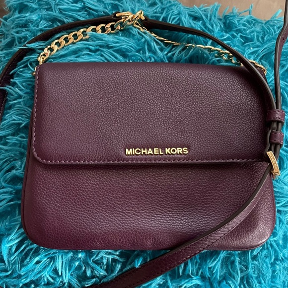 Michael Kors Bags Michael Kors Clutch And Slingbody Bag In Purple